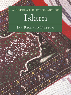 cover image of A Popular Dictionary of Islam